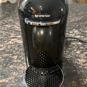 Nespresso Glossy Black Espresso Maker